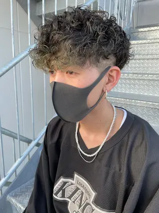 メンズ 島本 燎のヘアスタイル