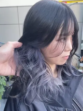 ロング カラー 古指 匠巳のヘアスタイル