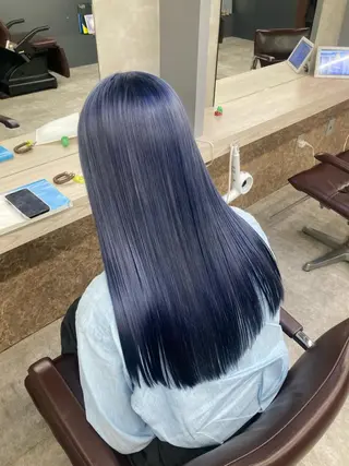 ロング ブリーチ&似合せボブ 田中寛十のヘアスタイル