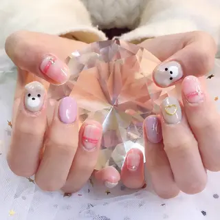 カラー ネイル Q Free nailsのネイルデザイン