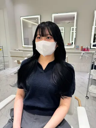 ロング カラー ParveMix🍀 藤原愛未のヘアスタイル