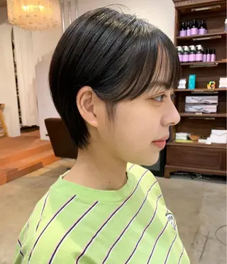 ショート ツガミ リナのヘアスタイル