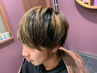 ショート カラー labyrinthノーブル所属・メンズ特化西村 雄太のヘアスタイル