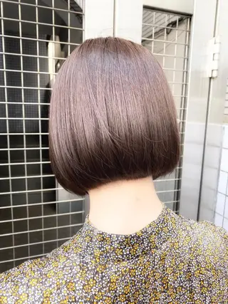 ショート ショート/ボブ/ 白髪ぼかし/しんやのヘアスタイル