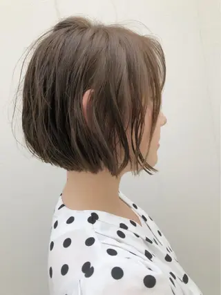 ショート カラー ノグチ ユウキ/ボブのヘアスタイル