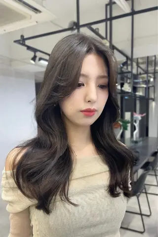 ロング カラー ヘアアレンジ hao 髪質改善/トリートメント/レイヤーカット【ハオ】所属・Ayaka /透明感 カラー🎀モデル募集のヘアスタイル