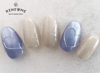 ネイル レニューム祖師ヶ谷大蔵店所属・RENEWME Senaのネイルデザイン