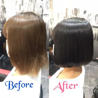 ショート カラー Annon プライベートサロンのヘアスタイル