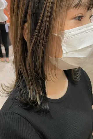 ミディアム カラー 沖縄/ヘアアレンジ /ナカノのヘアスタイル