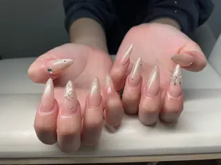 ネイル Momo チップ長さ出し専門店のネイルデザイン