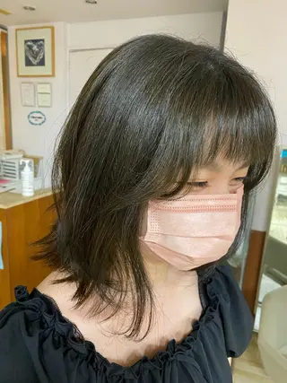 ミディアム ReX  HAIR INTERNATIONAL 【レックスヘアーインターナショナル】所属・ReX 【心斎橋】 rin🌙のヘアスタイル