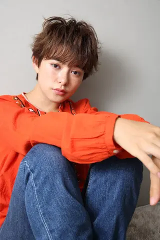 ショート パーマ 代表　土屋ヒロユキ ショートカットのヘアスタイル