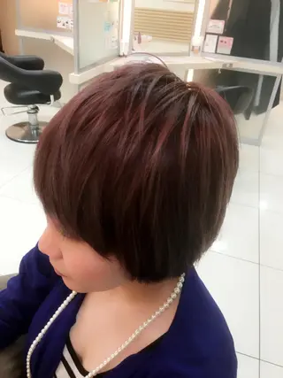 ショート カラー 永井 大希のヘアスタイル