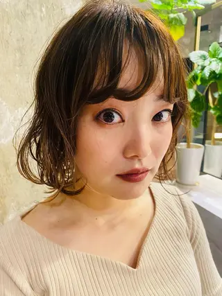 カラー ROBBY所属・松井美樹/似合わせ ガーリー・韓国のヘアスタイル