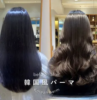 パーマ 韓国風パーマ/ オリーブ🇰🇷あゆのヘアスタイル