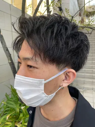 メンズ アキモト マサキ/ パーマ人気NO1のヘアスタイル