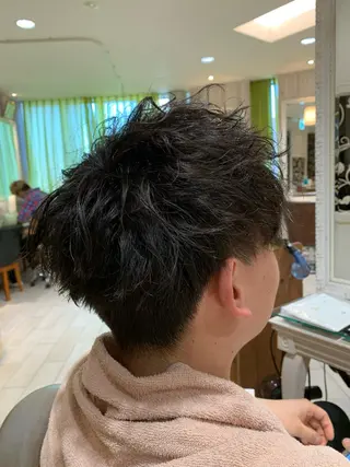 カラー パーマ ヘアアレンジ メンズ メンズパーマ特化🔥 ツイスパ/シャドウのヘアスタイル