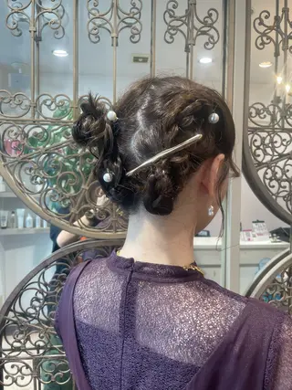 ヘアアレンジ ナカタ ユウナのヘアスタイル