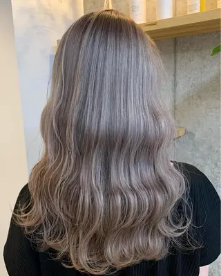 ロング カラー 天野 開のヘアスタイル