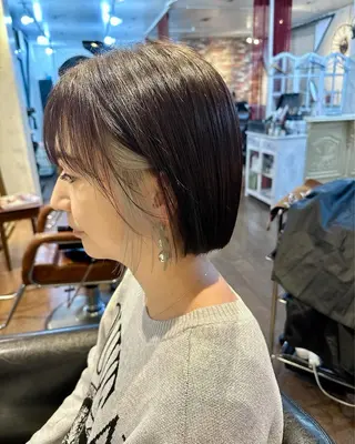 ショート カラー corona hairdesign KAZUE MAEDA所属・マエダ カズエ🫶 coronahairのヘアスタイル