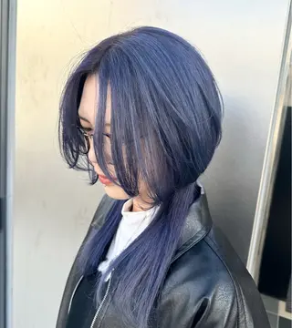 ミディアム カラー 𝐑𝐲𝐮𝐤𝐢 【店長】ALEAPのヘアスタイル