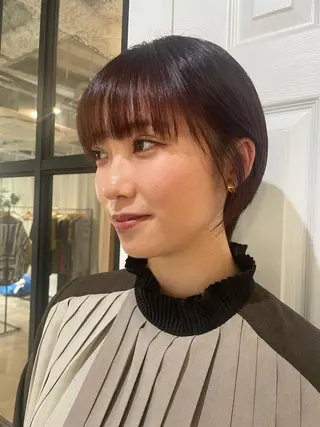 ショート カラー ゆるふわガーリーst yle🩰yuukaのヘアスタイル