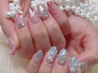 ネイル 🦋チップ長さだし 専門店🦋のネイルデザイン