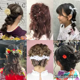 ロング ヘアアレンジ すぐ巻ける縮毛矯正 🍀勝倉　麗のヘアスタイル