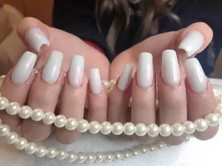 ロング ネイル 長さ出し専門 nynaのネイルデザイン