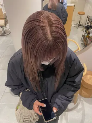 カラー knock所属・knock　國友 華乃のヘアスタイル