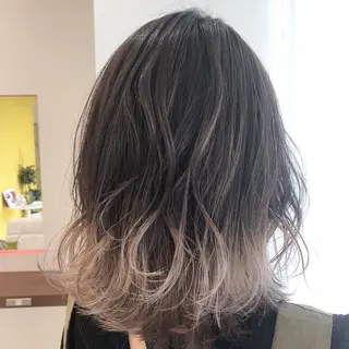 セミロング sano sayakaのヘアスタイル