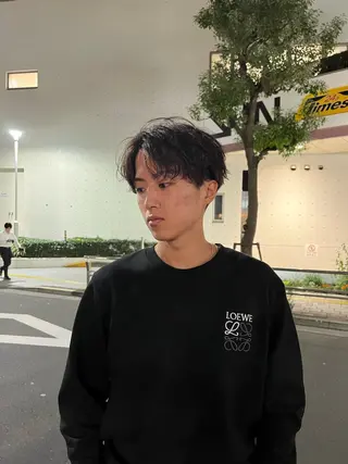 パーマ Hank.所属・竹下 浩一のヘアスタイル