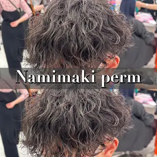 ショート パーマ メンズ 🖤Ayumi🖤 メンズ特化❤️‍🔥のヘアスタイル