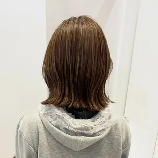 ミディアム 北山/ボブ/レイヤー /maru☺︎のヘアスタイル