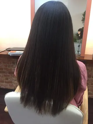 ロング パーマ 桧山 真のヘアスタイル