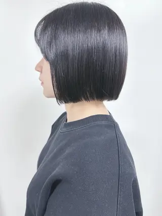 ショート 小顔ボブ/お悩み解決 /ボブパーマ/とういのヘアスタイル