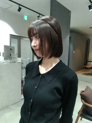 ショート ボブ/レイヤー /河内温太のヘアスタイル