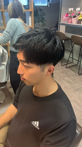 メンズ メンズカット パーマ飯野友喜のヘアスタイル