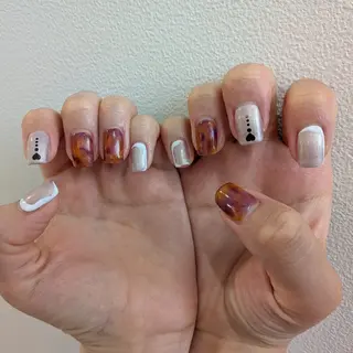 ネイル 6RokuHair（ロクヘアー)所属・門川 茉奈美のネイルデザイン