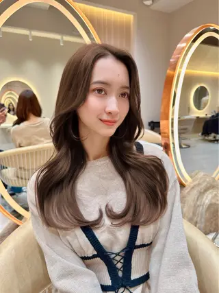 ロング カラー レイヤー❣️縮毛矯正 川村利幸のヘアスタイル