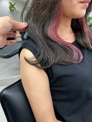 ミディアム カラー 髪質改善will hairdesignのヘアスタイル