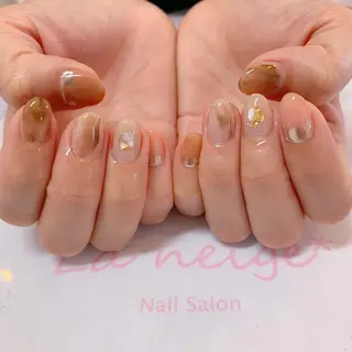 ネイル La neige* yuki 🥯🍑のネイルデザイン