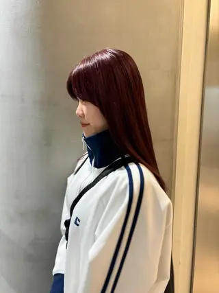 セミロング カラー ヘアアレンジ 脇野 茉優のヘアスタイル