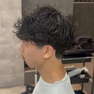 パーマ 新宿/韓国メンズ RIKUパーマのヘアスタイル