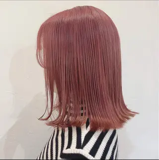 カラー Sherry/R 三川町　木村祐里奈のヘアスタイル