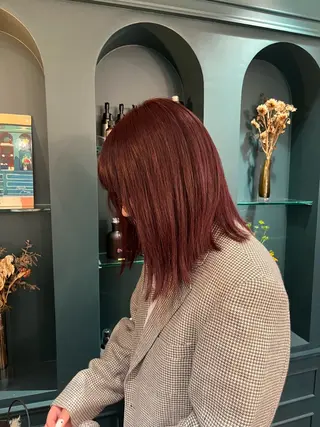 ミディアム カラー 🌻暖色カラー🌻 sakuraのヘアスタイル