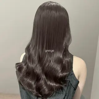 セミロング カラー グレージュ🐰透明感 カラー🫧akihoのヘアスタイル