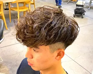 ミディアム 谷口 悠生のヘアスタイル