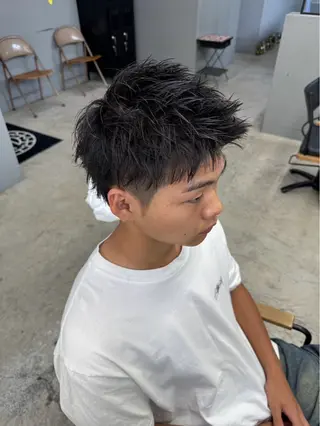 ショート メンズ メンズ専門サロン wokeのヘアスタイル
