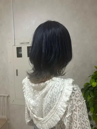 ミディアム カラー 💙まこと💙艶 カラー(Rico)のヘアスタイル